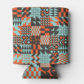 モザイクの幾何学的なタイル、シームレスなパタエレガントーン。 缶クーラー (裏面)