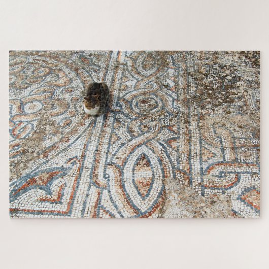 モザイクの猫 ジグソーパズル (横)