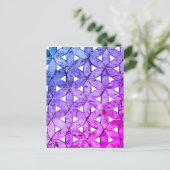 モザイクの花 – 命の花 ポストカード (スタンド正面)