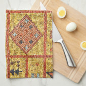 モザイクアラビアの装飾の建築のモロッコのイスラム教 キッチンタオル (四つ折り)