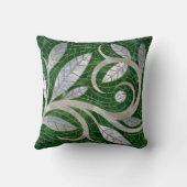 モザイクアートオリエンタルフローリッシュ クッション (裏面)