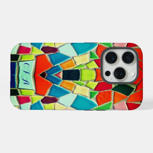 モザイクアートク iPhoneケース (裏面横)