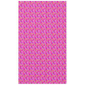 モザイクアートパターン混色 テーブルクロス (正面)