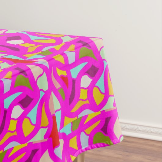 モザイクアートパターン混色 テーブルクロス (インサイチュ)