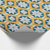 モザイクアート反復パタスペインのーン ラッピングペーパー (角)