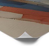 モザイクアート顔 ポスター (角)