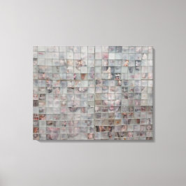 モザイクアート キャンバスプリント