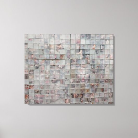 モザイクアート キャンバスプリント (正面)