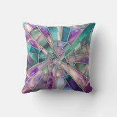 モザイクアート – ドリーミー蛍石 クッション (裏面)