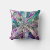 モザイクアート – ドリーミー蛍石 クッション (正面)