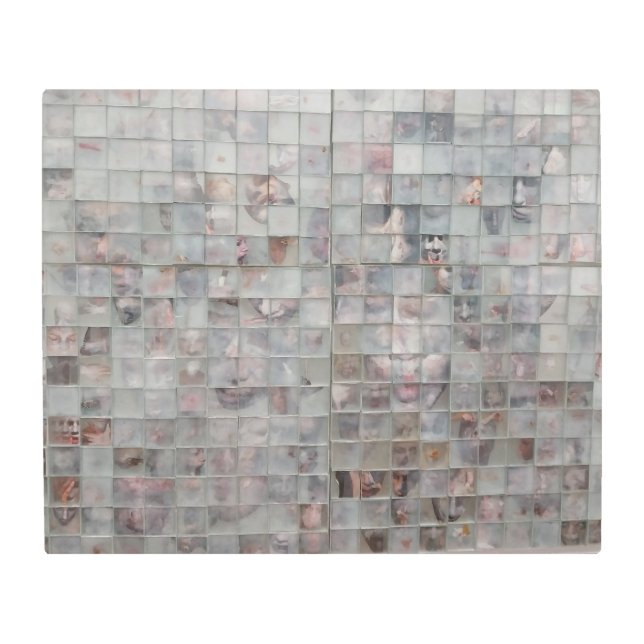 モザイクアート メタルプリント (正面)