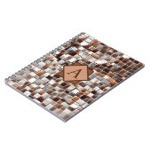 モザイクアート/モノグラム/ ノートブック (左側)