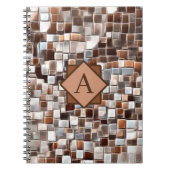 モザイクアート/モノグラム/ ノートブック (正面)