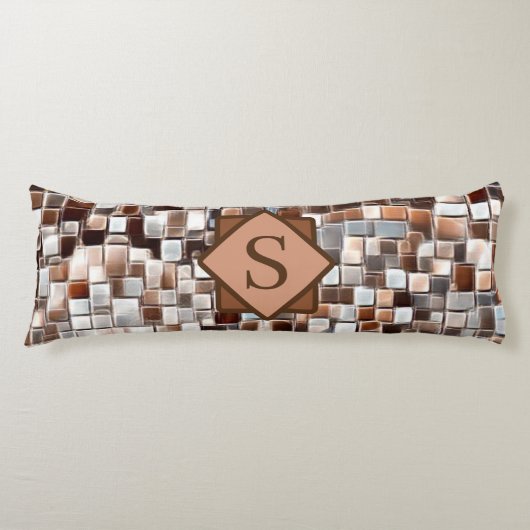 モザイクアート/モノグラム/ ボディピロー (正面)