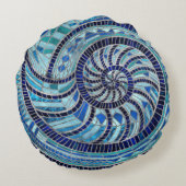 モザイクアート ラウンドクッション (裏面)