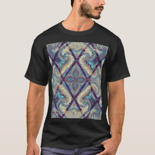 モザイクアート:ロムバスタイル模様 Tシャツ