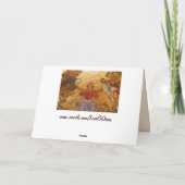 モザイクイエスキースグリーティングカード カード (裏面)