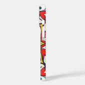 モザイクイエローレッド、マンダラパターン Case-Mate iPhoneケース (裏面 / 左)