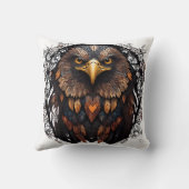 モザイクイーグルポートレート装飾用クッション クッション (裏面)