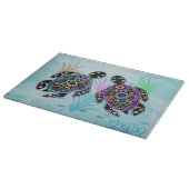 モザイクウミガメ切断板 カッティングボード (角)