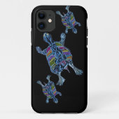 モザイクウミガメIPhone5の例 Case-Mate iPhoneケース (裏面)