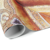 モザイクエンジェルクリスマス喜び平和の愛 ラッピングペーパー (ロールコーナー)