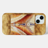 モザイクエンジェルパーチメントモノグラム Case-Mate iPhoneケース (裏面 (横))