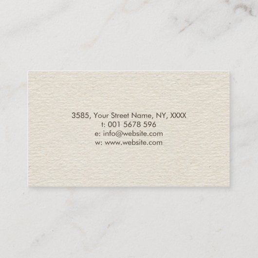 モザイクエンソサークルと盆栽 名刺 (裏面)