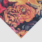 モザイクオータムフラワーズティッシュペーパー 薄葉紙 (詳細)