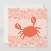 モザイクカニ 招待状 (裏面)