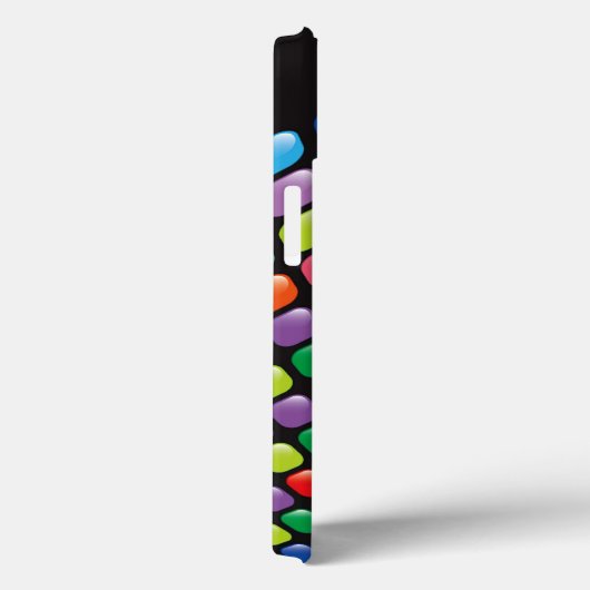 モザイクカラフルなゆがみの虹は電話包装に点を打ちます Case-Mate iPhoneケース (裏面 / 右)