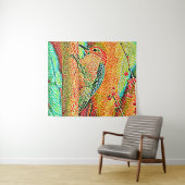 モザイクカラフルの木のペッフェイクカー タペストリー (インサイチュ(横))