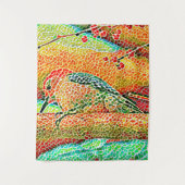 モザイクカラフルの木のペッフェイクカー タペストリー (正面)