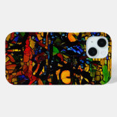 モザイクカラフルキャットアートプリン Case-Mate iPhoneケース (裏面 (横))