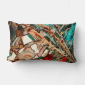 モザイクカラフルク ランバークッション (正面)