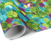 モザイクカラフルグリッター ラッピングペーパー (ロールコーナー)