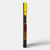 モザイクカラフルサンセットタイルとモノグラム！ケース – M Case-Mate iPhoneケース (裏面 / 右)