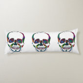 モザイクカラフルシュガースカル抱き枕 ボディピロー (裏面)