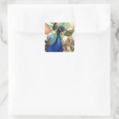 モザイクカラフルステッカー スクエアシール (バッグ)