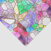 モザイクカラフルステンドグラスの切り離 薄葉紙 (詳細)