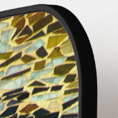 モザイクカラフルスペインのー ピックルボールラケット (左詳細)