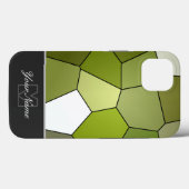 モザイクカラフルタイルとモノグラム!ケースメイトiPh Case-Mate iPhoneケース (裏面 (横))