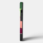 モザイクカラフルタイルとモノグラム！ Case-Mate iPhoneケース (裏面 / 左)