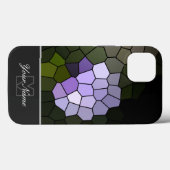 モザイクカラフルタイルとモノグラム！ Case-Mate iPhoneケース (裏面 (横))