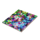 モザイクカラフルタイルの幾何学的パターン タイル (側面)