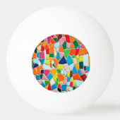 モザイクカラフルタイル 卓球ボール (裏面)