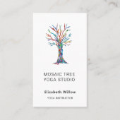 モザイクカラフルツリーヨガスタジオ 名刺 (正面)