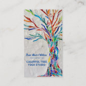 モザイクカラフルツリーヨガスタジオ 名刺 (正面)
