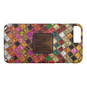 モザイクカラフルバエレガントラップ革ルック#12 Case-Mate iPhoneケース (裏面(横))