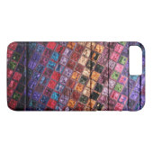 モザイクカラフルパターン木目#16 Case-Mate iPhoneケース (裏面(横))
